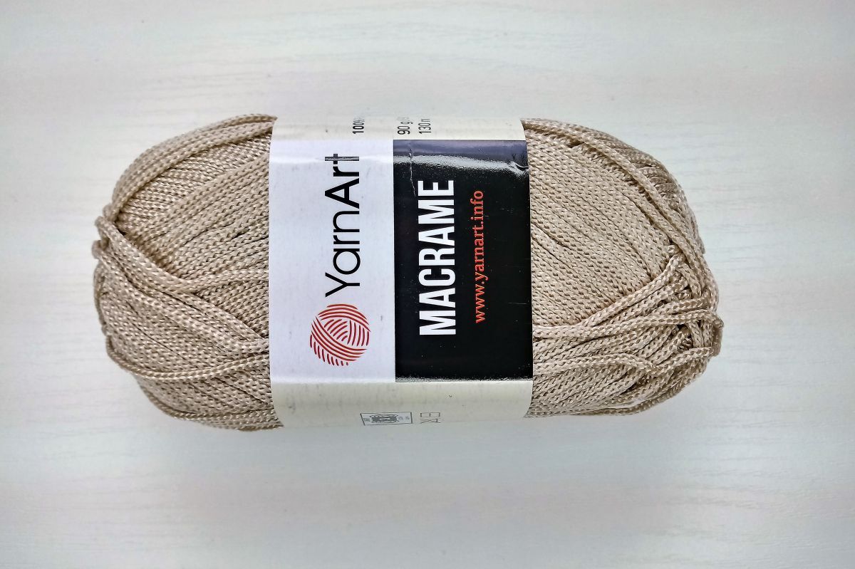 Sznurek do torebek YarnArt Macrame 1,5 mm -166 ( beżowy )