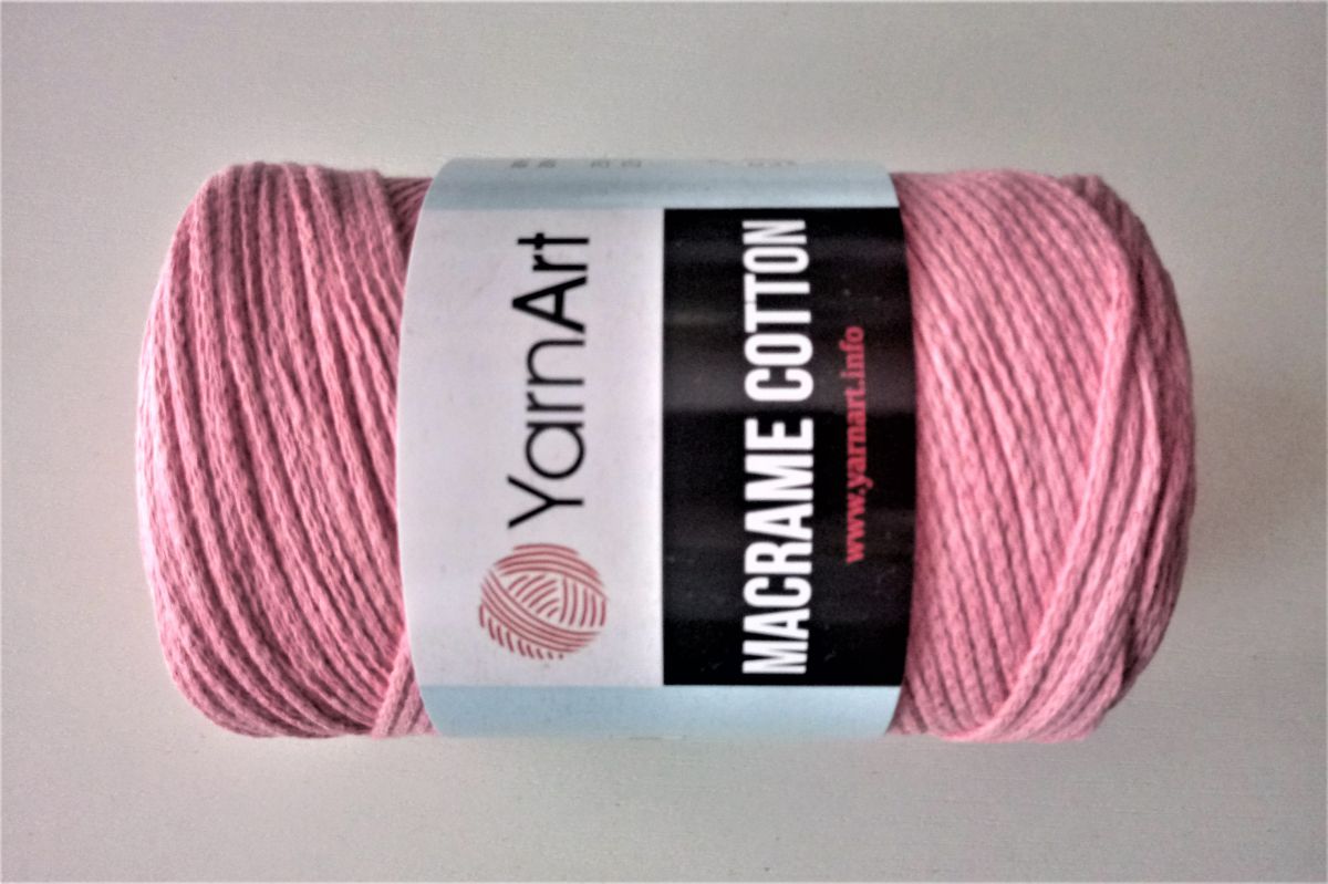 Sznurek bawełniany YarnArt Macrame cotton- 779(różowy)