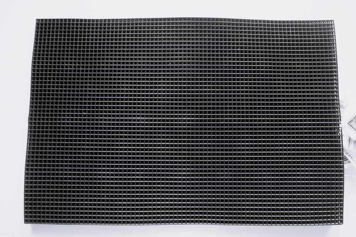 Kanwa plastikowa  arkusz  20,2 x 30,4  cm - czarna