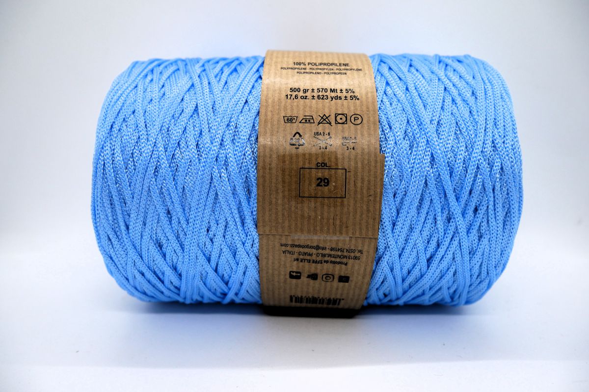 Sznurek polipropylenowy INDA 500 g - ( 570 m ) Błękitny - 29