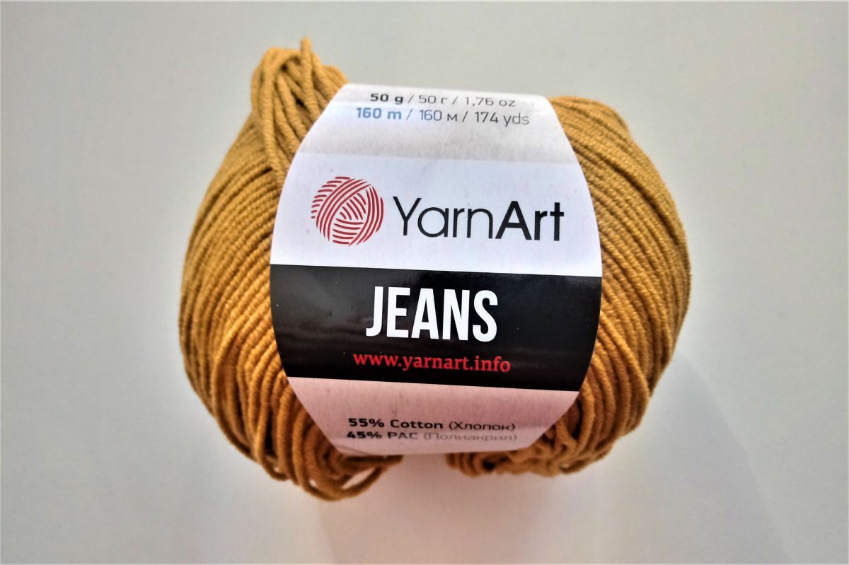 Włóczka YarnArt Jeans - 84(miodowy)