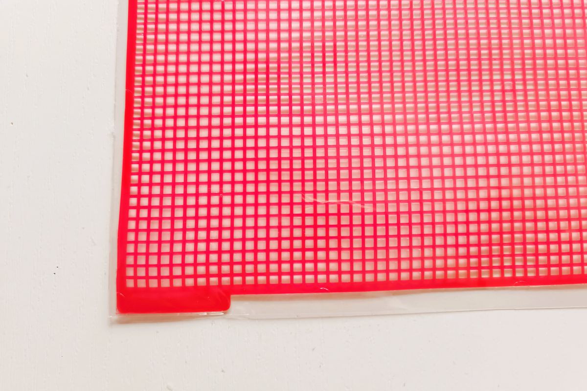 Kanwa plastikowa PONY - 32,50 X 25 cm - czerwona