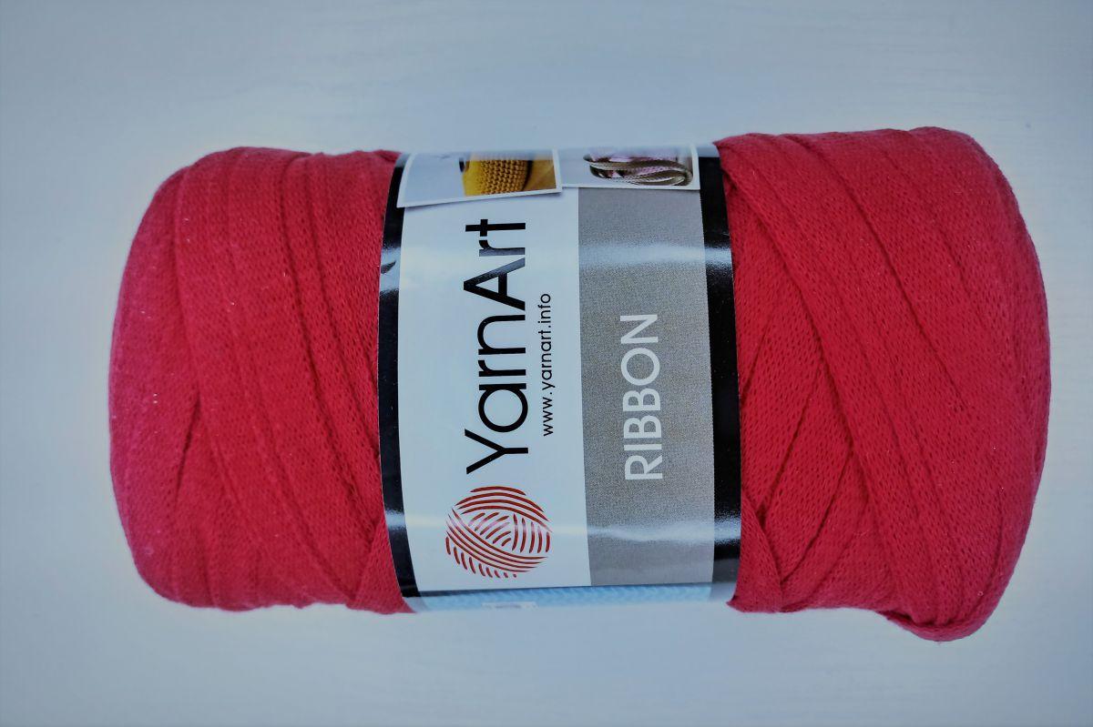 Włóczka tasiemkowa YarnArt Ribbon- 773 (czerwona)