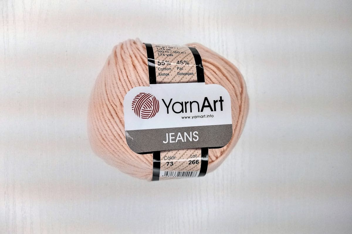 Włóczka YarnArt  Jeans - 0073 (łososiowy)