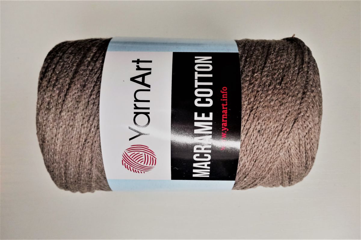 Sznurek bawełniany YarnArt Macrame cotton- 791 (brązowy )