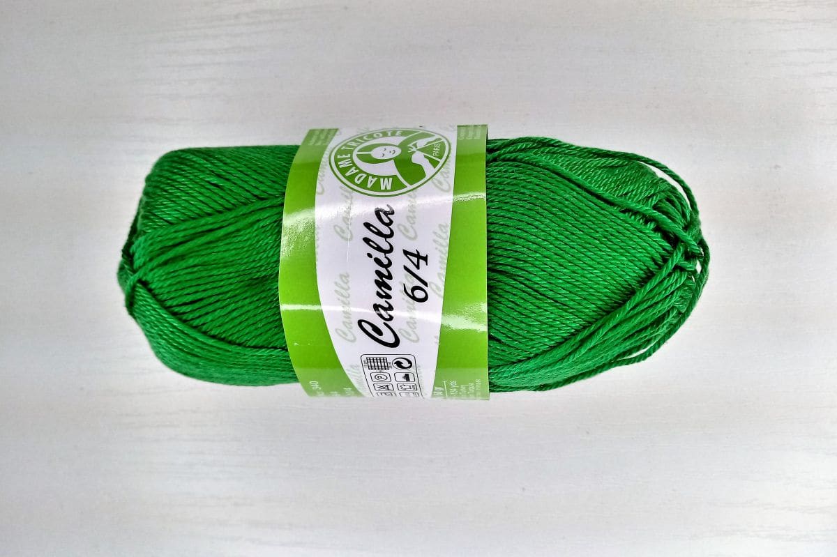 Bawełna meceryzowana Camilla 6/4 - 4944 ( zielony)