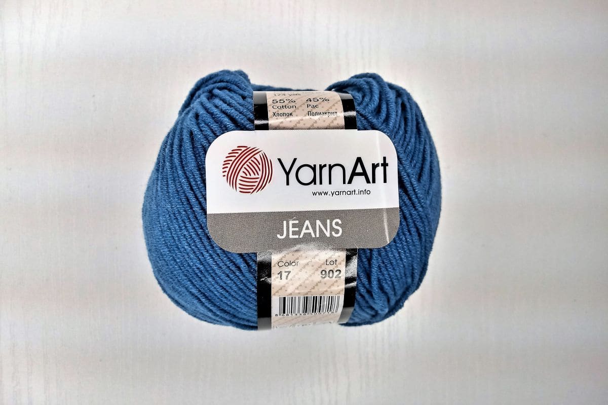 Włóczka YarnArt Jeans - 17 (niebieski)