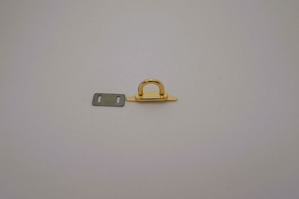 Uchwyt - ucho małe  21 x 15 mm ( kolor złota )